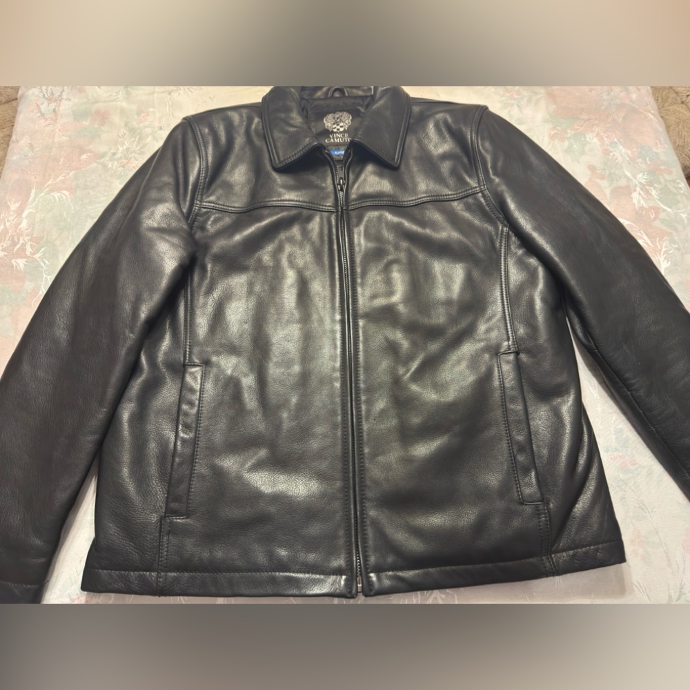 Men's Black Leather Jacket